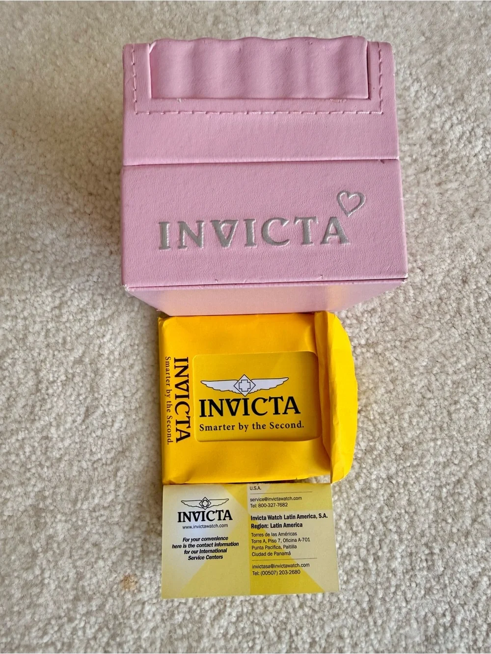 Invicta Gold and Cream Crystal-Trim Women's Bracelet Watch in pristine condition